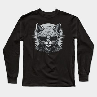 Tough Cat BnW Long Sleeve T-Shirt